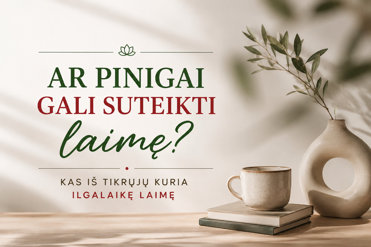 Kas yra laimė? Kodėl jos ieškome ne ten, kur ji iš tikrųjų slypi